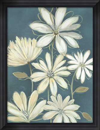 Framed Opposites Attract I - dark Print