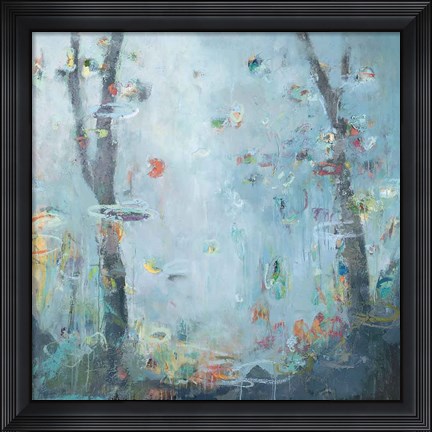 Framed Liquid Garden Print