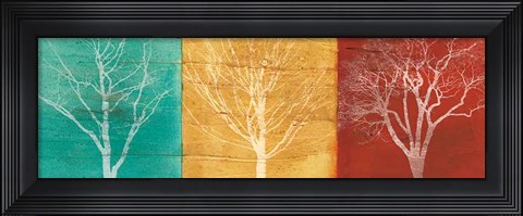 Framed Fallen Leaves Print
