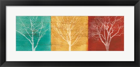 Framed Fallen Leaves Print