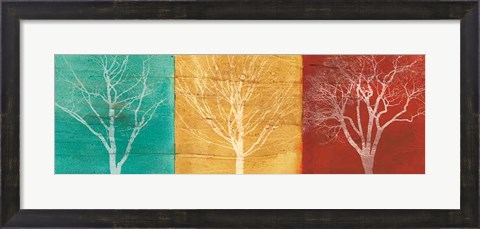 Framed Fallen Leaves Print