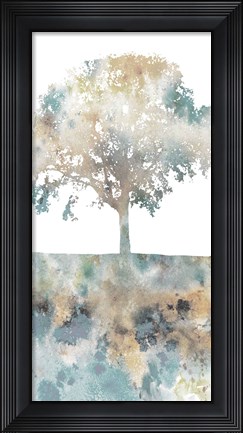 Framed Water Tree I Print