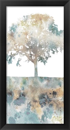 Framed Water Tree I Print