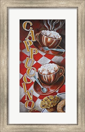 Framed Cappuccino for Two Print