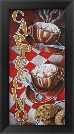 Framed Cappuccino for Two Print