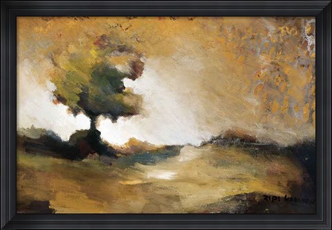Framed Tree in Fall Print