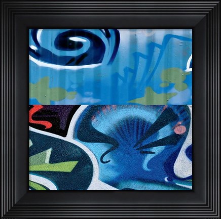 Framed Street Flow II Print