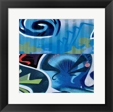 Framed Street Flow II Print