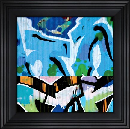 Framed Street Flow III Print