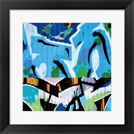 Framed Street Flow III Print