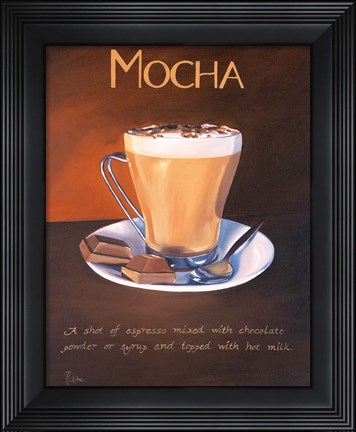 Framed Urban Mocha Print