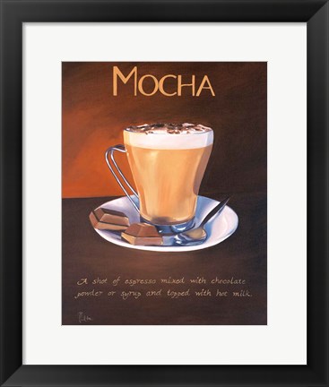 Framed Urban Mocha Print