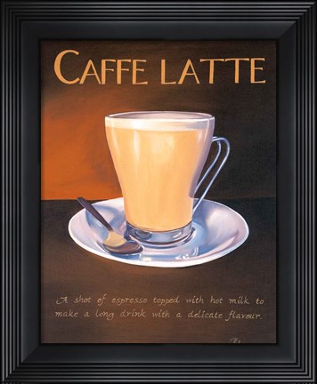 Framed Urban Caffe Latte Print