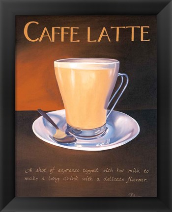 Framed Urban Caffe Latte Print