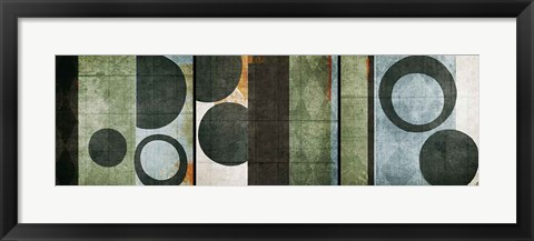 Framed Abstract &amp; Natural Elements Print