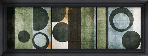 Framed Abstract &amp; Natural Elements Print