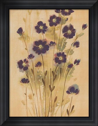 Framed Aubergine Elegance Print