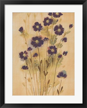 Framed Aubergine Elegance Print