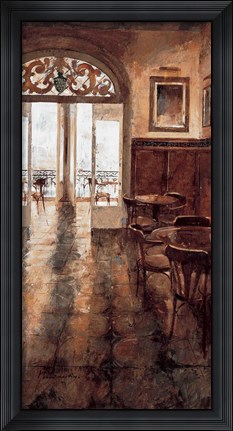 Framed Grand Cafe Cappuccino II Print