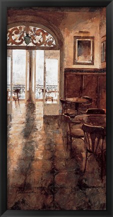 Framed Grand Cafe Cappuccino II Print