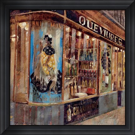 Framed Gourmet Shop Print