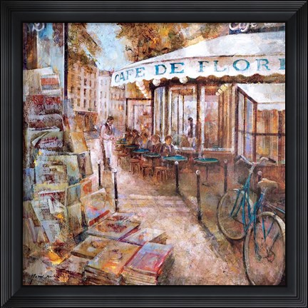 Framed St.Germain, Paris Print
