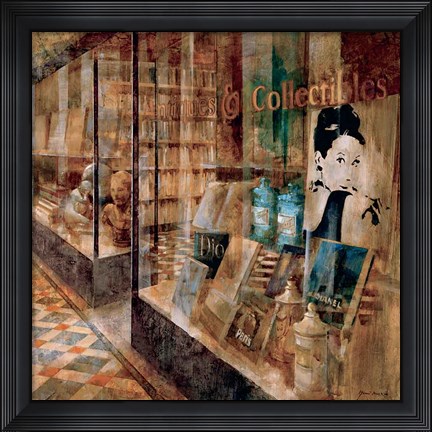 Framed Collectibles Print