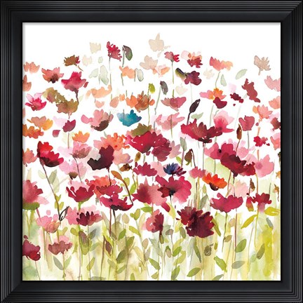 Framed Into The Garden Print