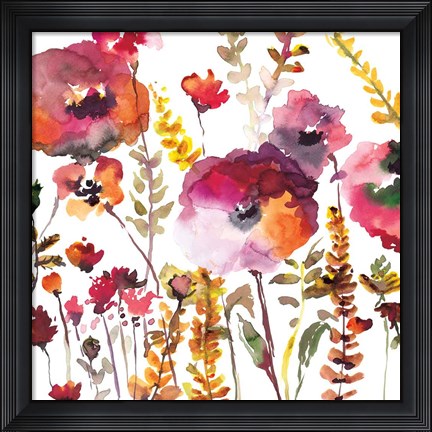 Framed Blooms and Blossoms Print