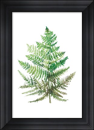 Framed Wild Greens I Print