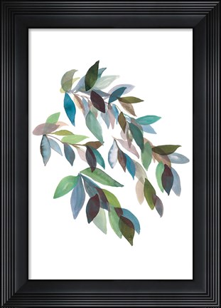Framed Leaf Collection II Print