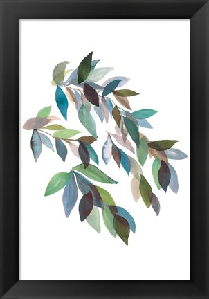 Framed Leaf Collection II Print