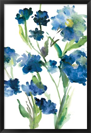 Framed Blue Bliss II Print