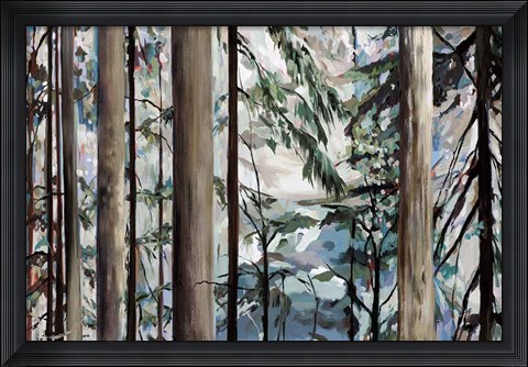 Framed Whispering of the Branches Print