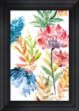 Framed Lush Floral II Print