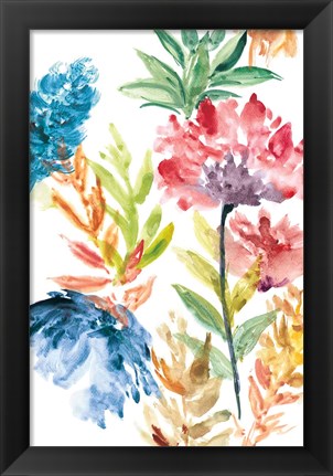 Framed Lush Floral II Print