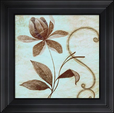 Framed Floral Souvenir II Print