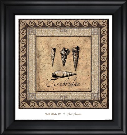 Framed Shell Works IV Print