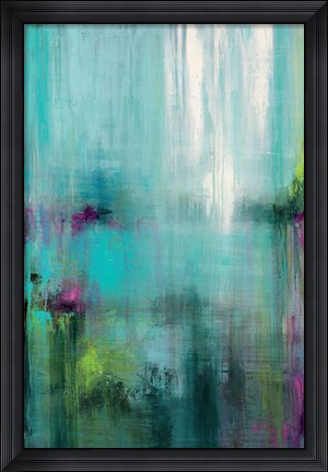 Framed Lily Reflections Print