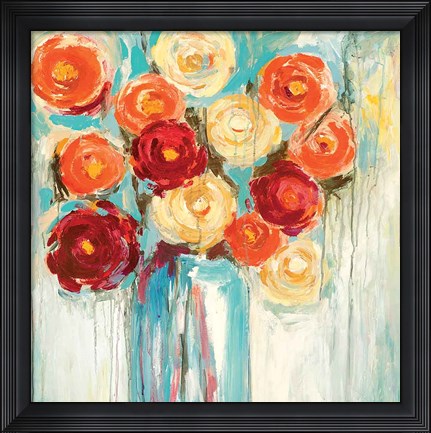 Framed Sunlit Blooms Print