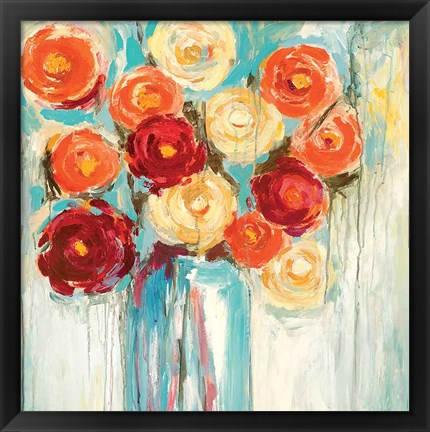 Framed Sunlit Blooms Print