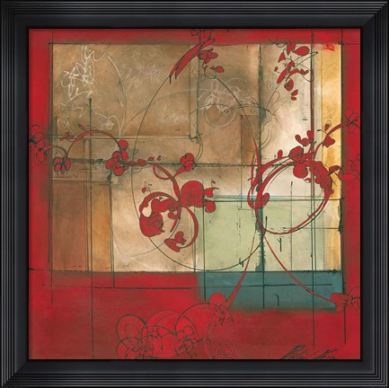 Framed Amber Window Print