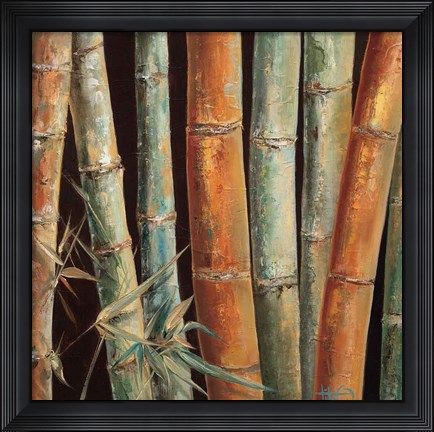 Framed Caribbean Bamboo I Print