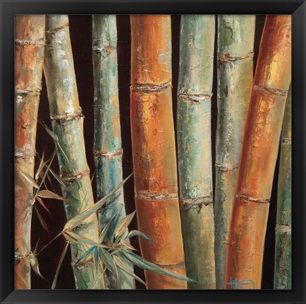 Framed Caribbean Bamboo I Print