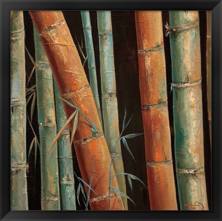 Framed Caribbean Bamboo II Print