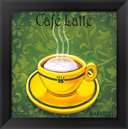 Framed Cafe Latte Print