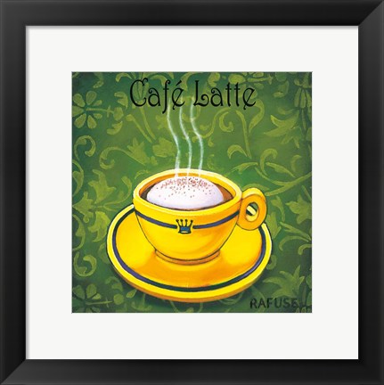 Framed Cafe Latte Print