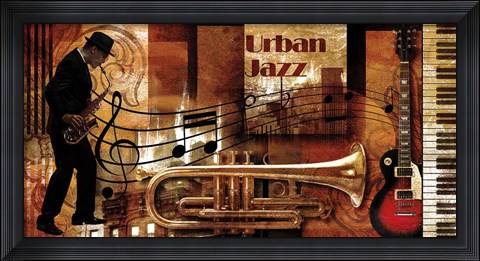 Framed Urban Jazz Print