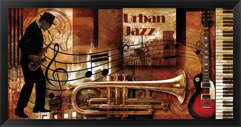 Framed Urban Jazz Print