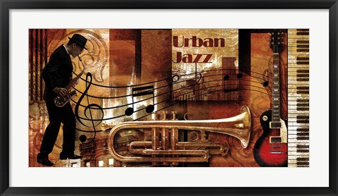 Framed Urban Jazz Print